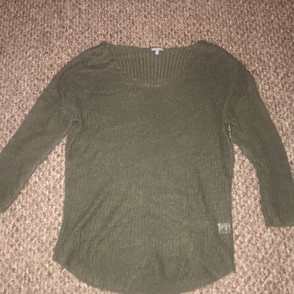 Green sweater